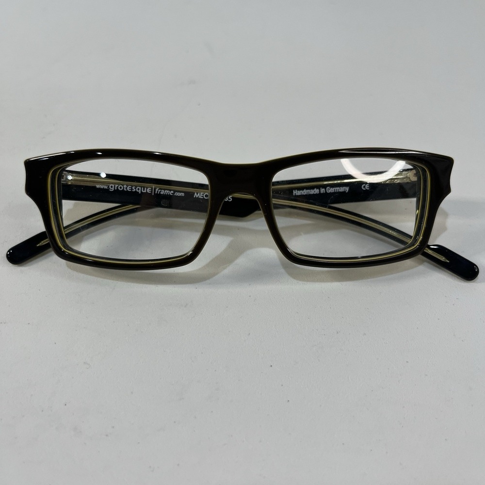 NEW Eye Glasses Grotesque‎ Frame Germany Mecki 135 Yellow & Black Durable